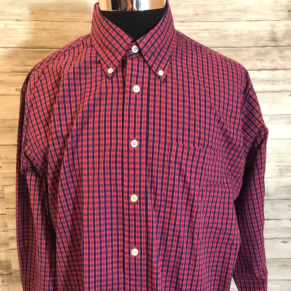 NWT  Brooks Brothers Plaid Shirt Large All Cotton